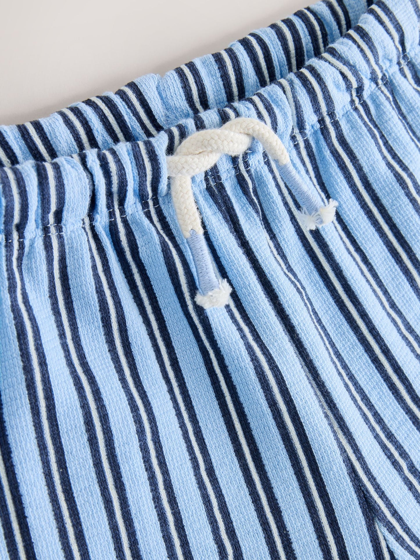 Dsiney Kidz - Blue Navy Stripe Textured Shorts (3mths-7yrs) image 3