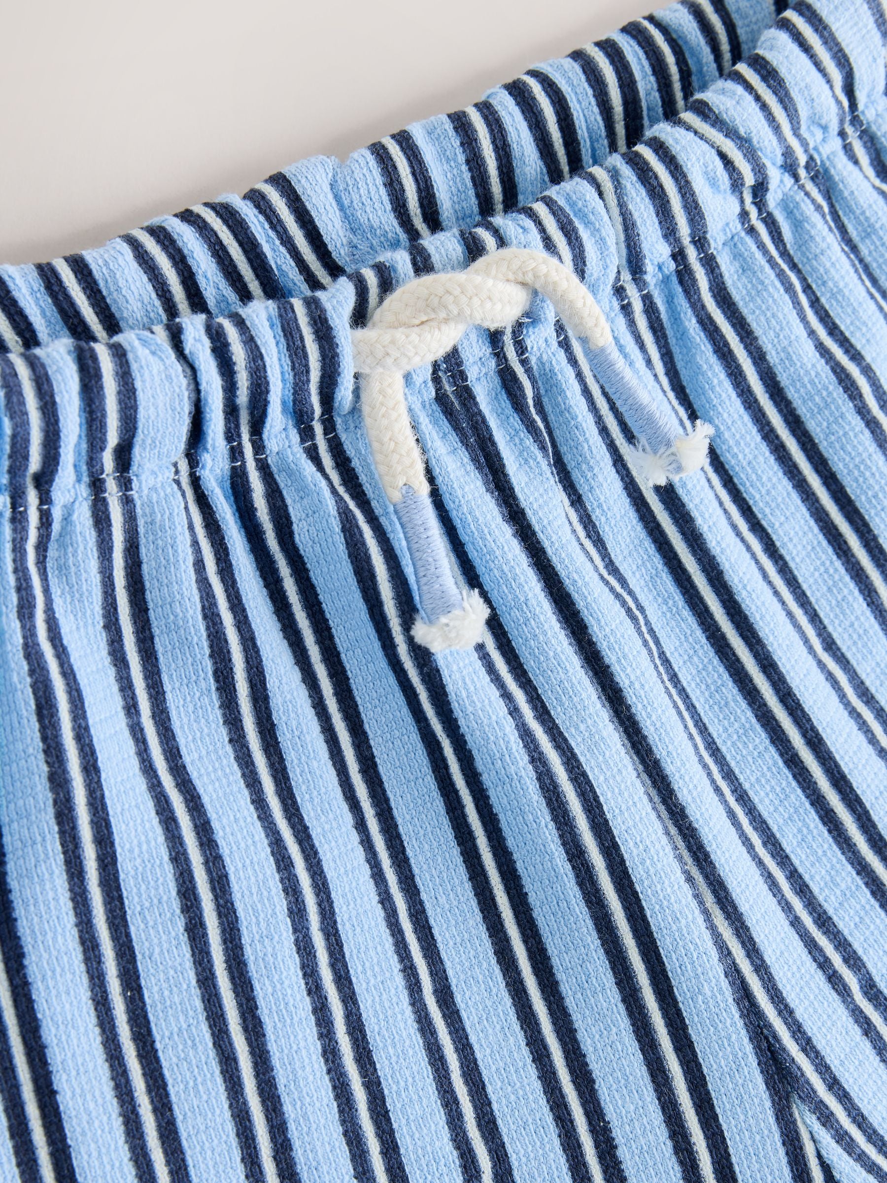 Dsiney Kidz - Blue Navy Stripe Textured Shorts (3mths-7yrs) image 3