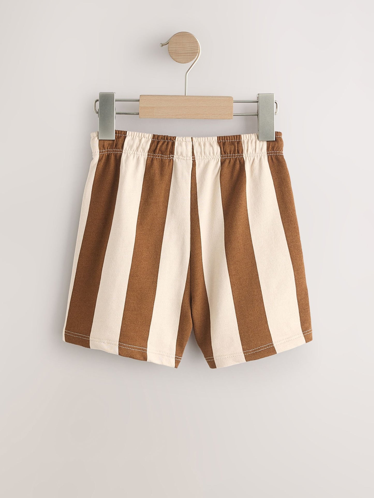 Dsiney Kidz - Chocolate Brown and Ecru Jersey Shorts (3mths-7yrs) image 6