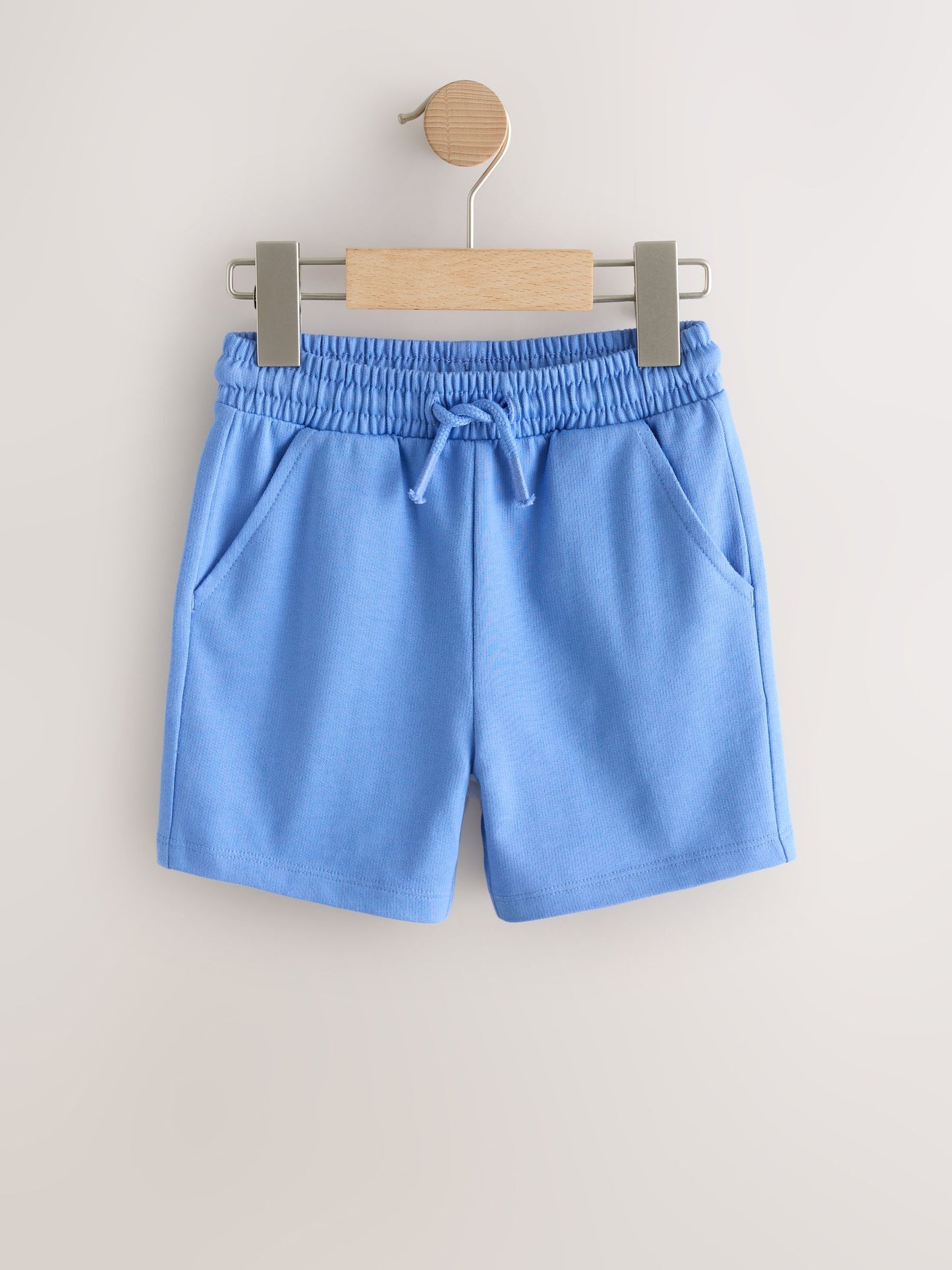Blue/Yellow/ Navy Blue Jersey Shorts 5 Pack (3mths-7yrs) image 3
