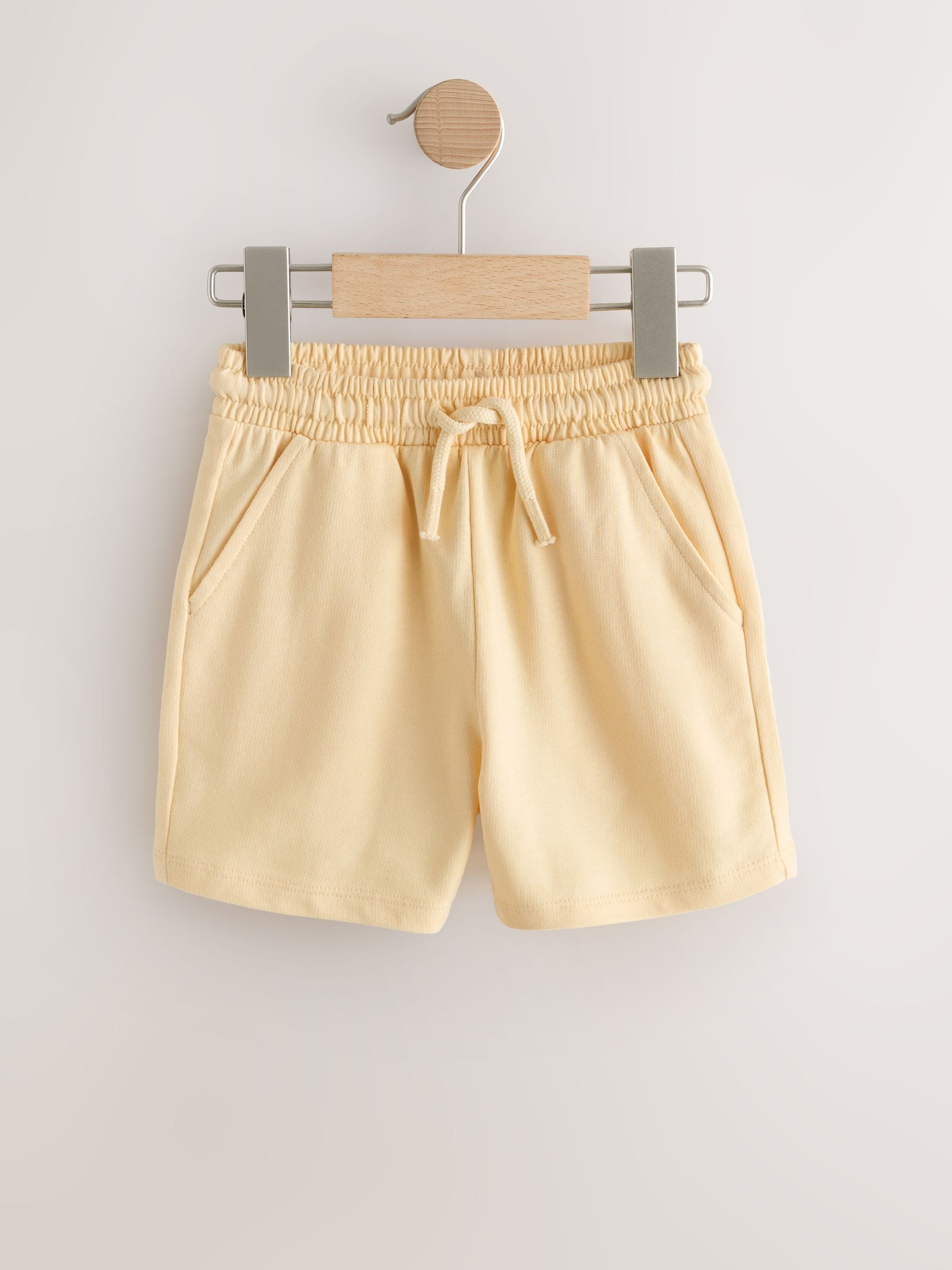 Blue/Yellow/ Navy Blue Jersey Shorts 5 Pack (3mths-7yrs) image 4