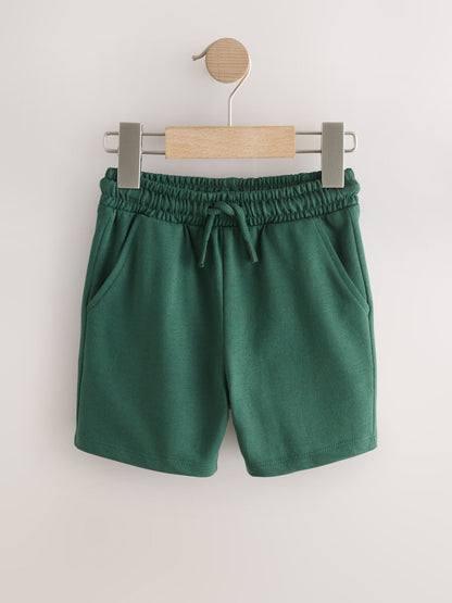 Blue/Yellow/ Navy Blue Jersey Shorts 5 Pack (3mths-7yrs) image 6