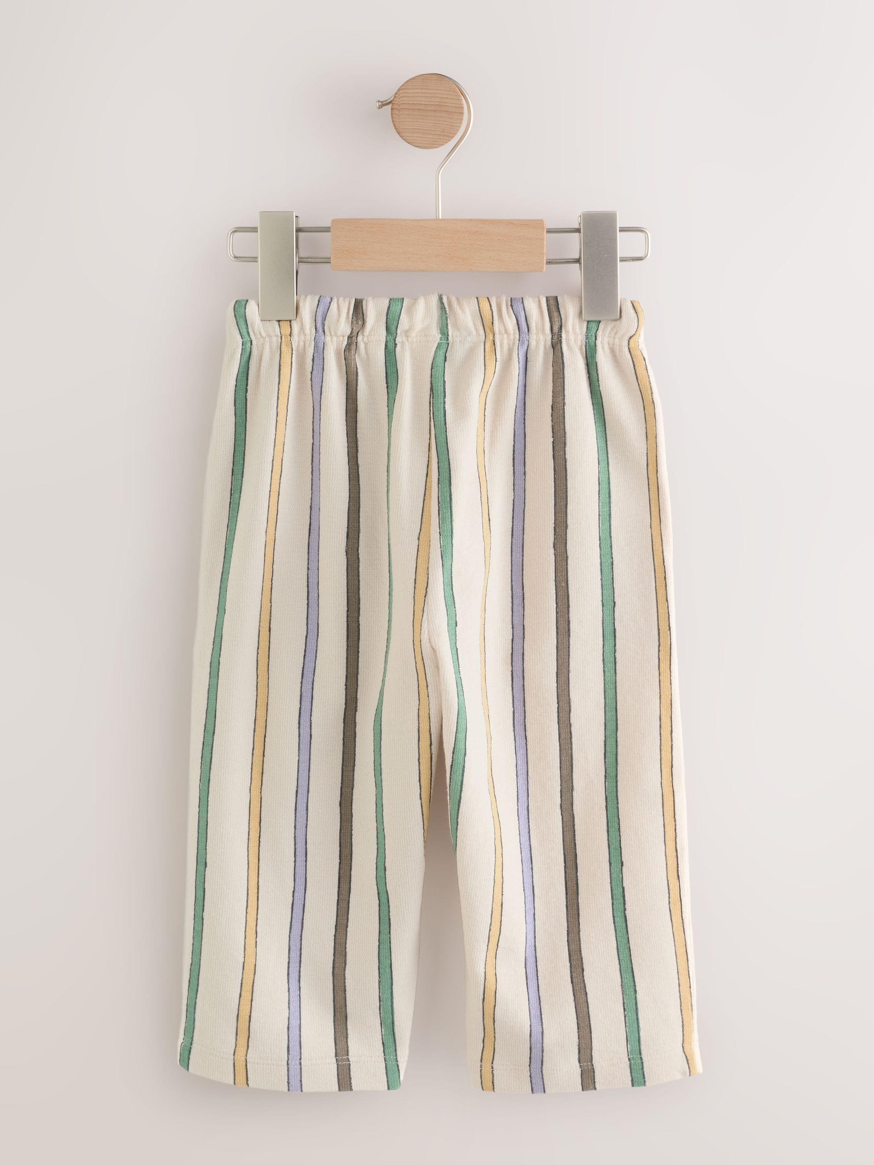 Multi Pastel Stripe Textured Lightweight Joggers (3mths-7yrs) image 6