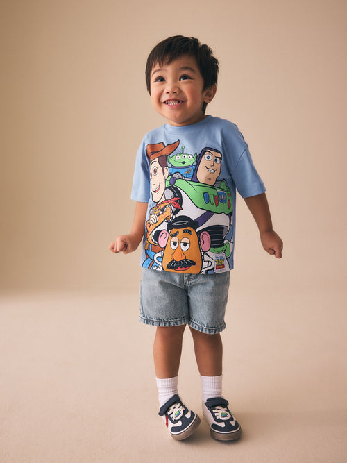 Blue Toy Story Short Sleeve T-Shirt (3mths-8yrs) image 1