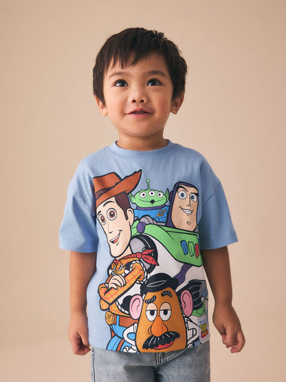 Blue Toy Story Short Sleeve T-Shirt (3mths-8yrs) image 4