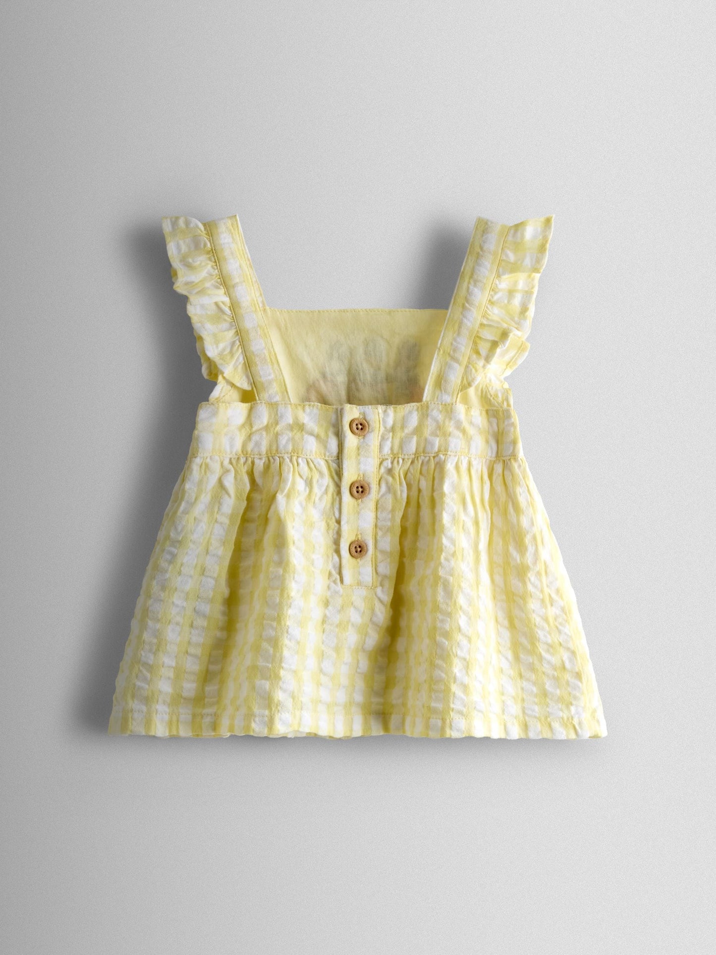 JoJo Maman Bébé Yellow Flopsy Embroidered Top, Short & Headband Set image 4