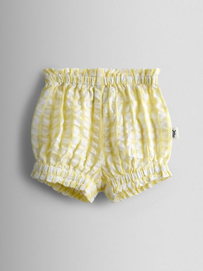 JoJo Maman Bébé Yellow Flopsy Embroidered Top, Short & Headband Set image 5