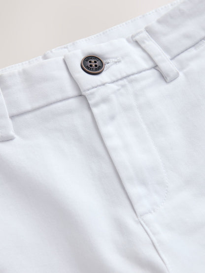 Dsiney Kidz - White Regular Fit Stretch Chino Trousers (3-17yrs) image 3