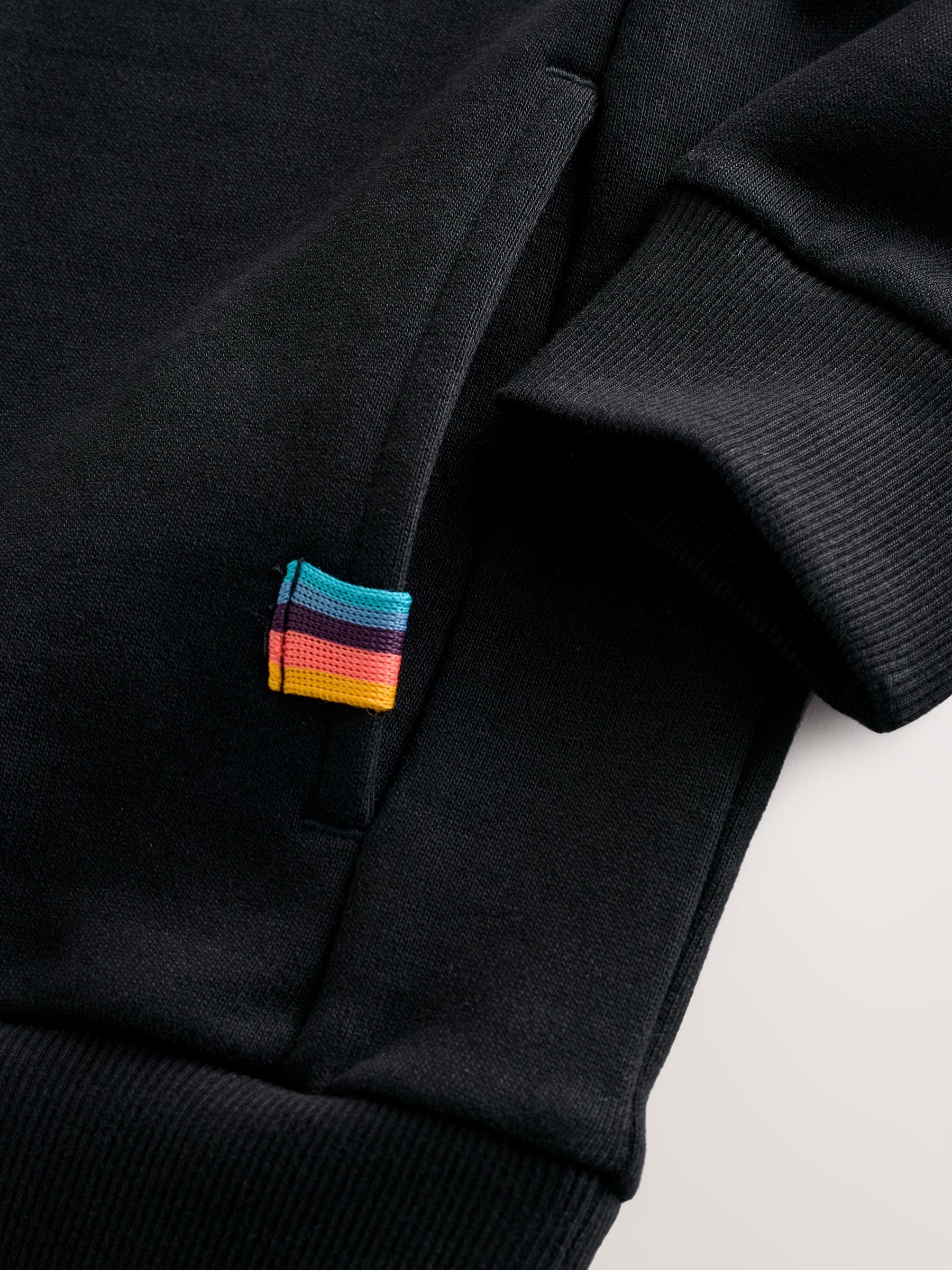 Dsiney Kidz - Paul Smith Junior Black Zebra Graphic Hoodie image 8