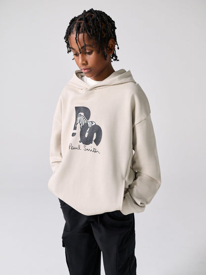 Dsiney Kidz - Paul Smith Junior Stone Zebra Graphic Hoodie image 2