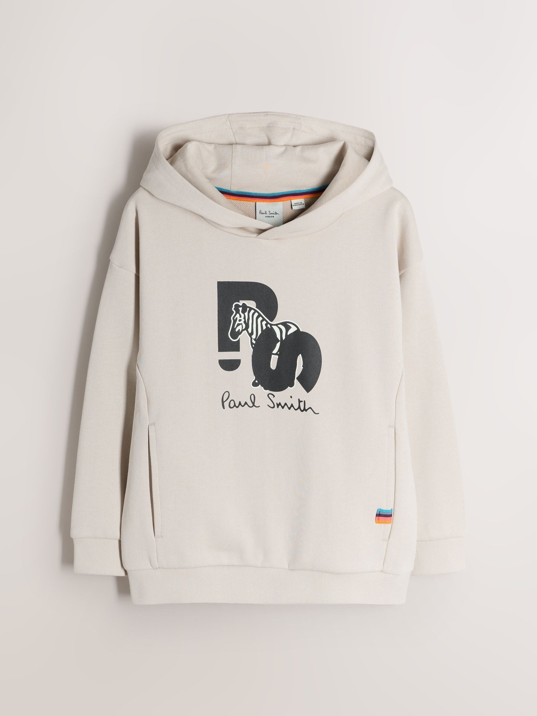 Dsiney Kidz - Paul Smith Junior Stone Zebra Graphic Hoodie image 6