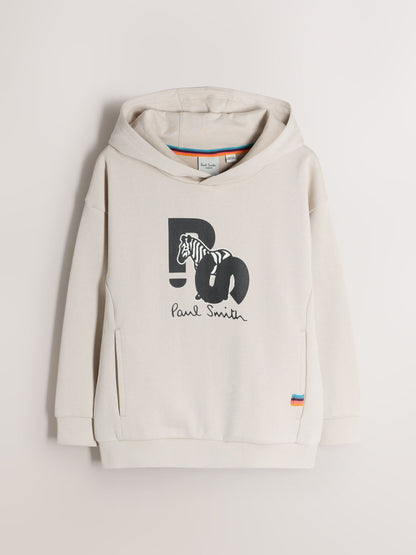 Dsiney Kidz - Paul Smith Junior Stone Zebra Graphic Hoodie image 6