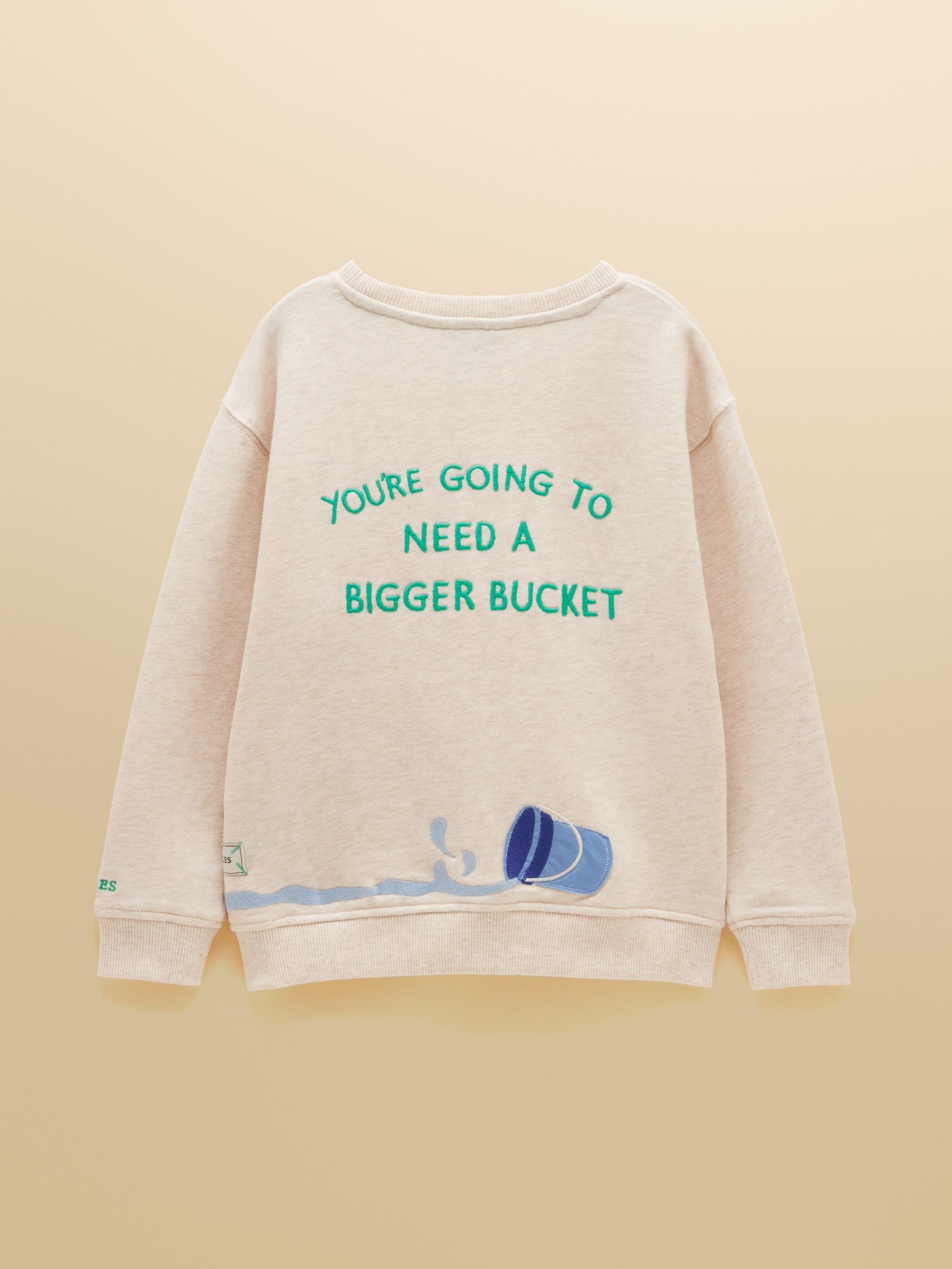 Dsiney Kidz - Joules Kids' Hudson Oatmeal Applique Sweatshirt image 4