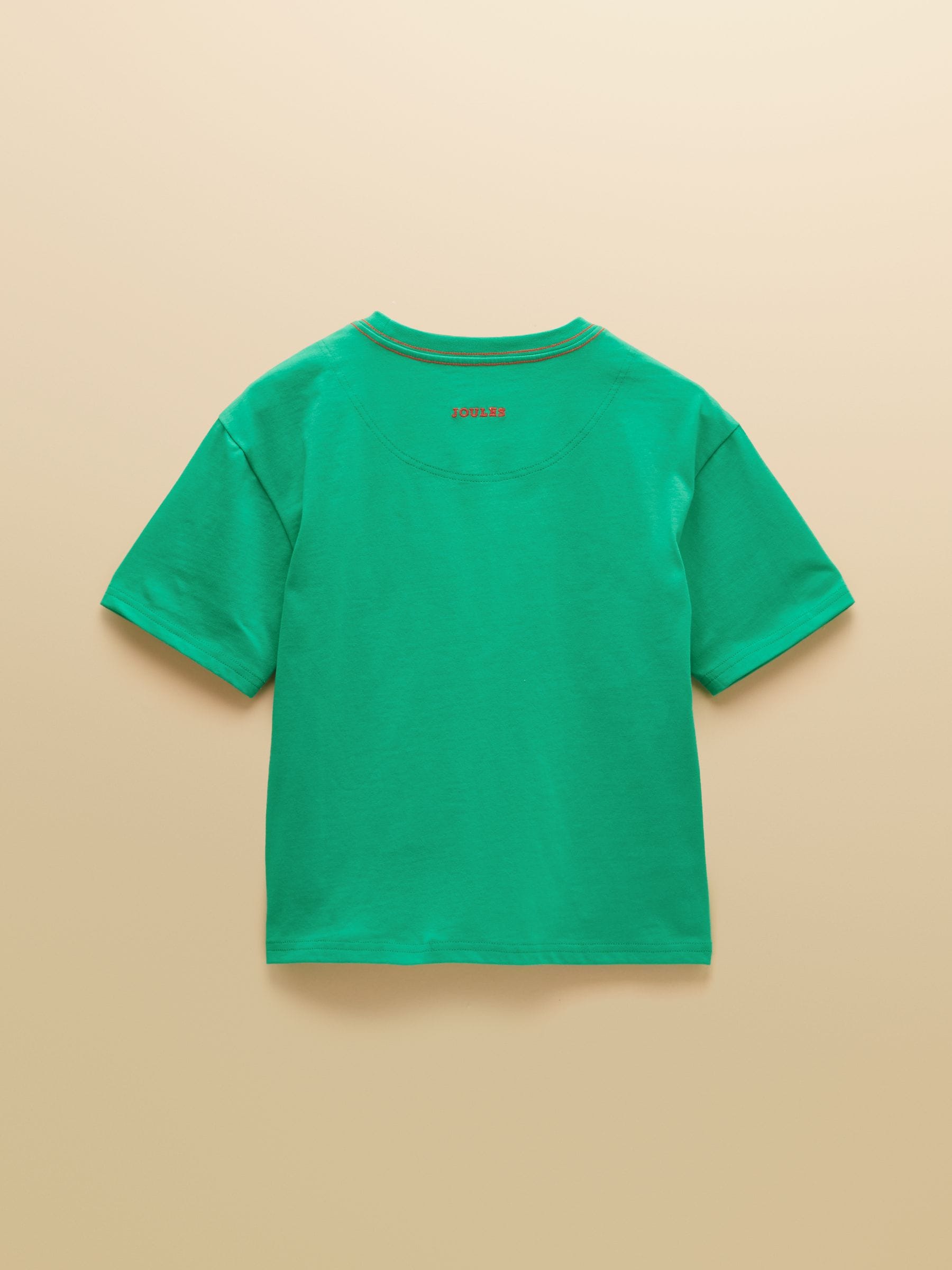 Joules Boys' Archie Green Applique Graphic T-Shirt image 4