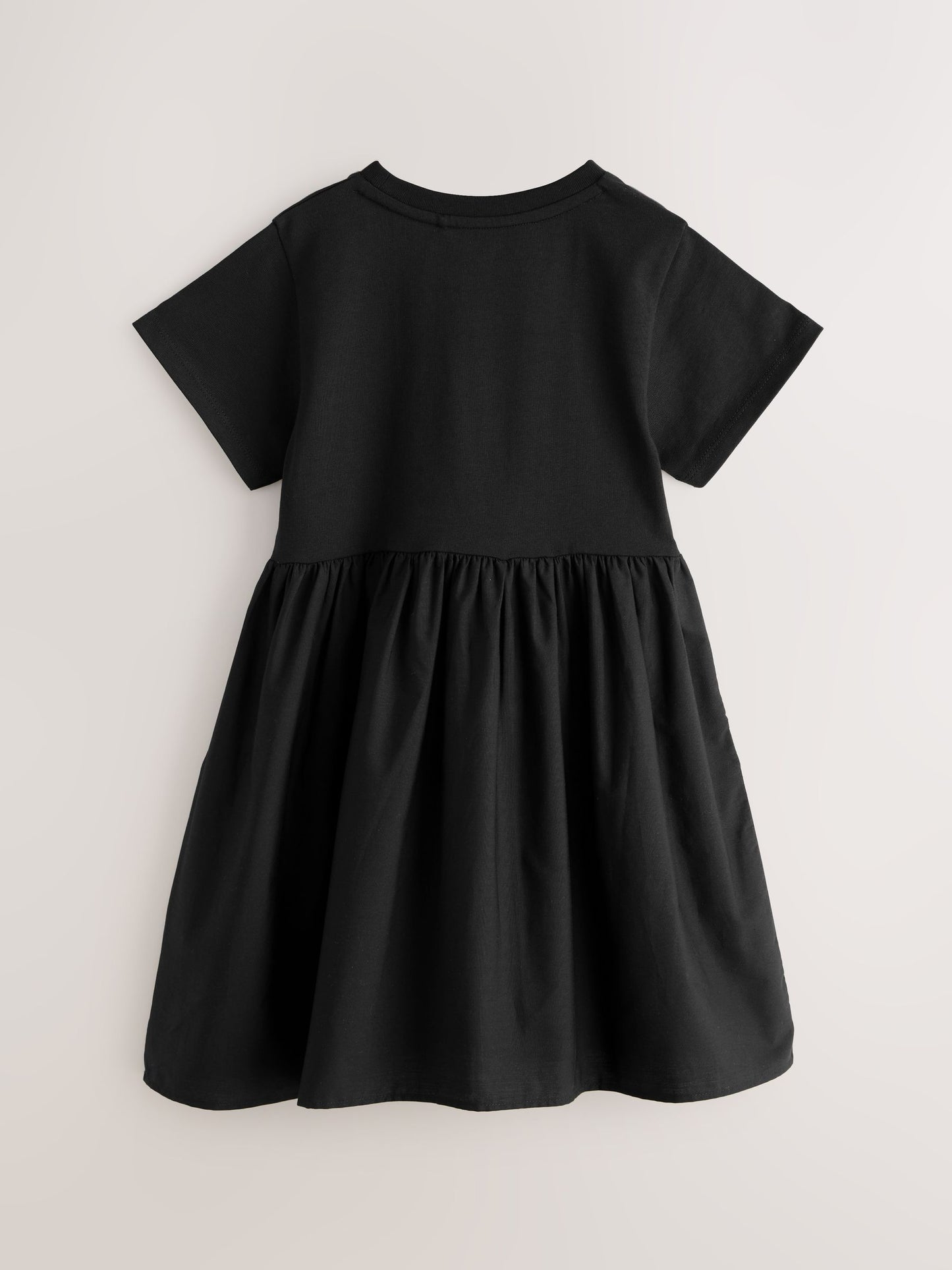 smALLSAINTS Black Logo Chevron T-Shirt Dress image 5