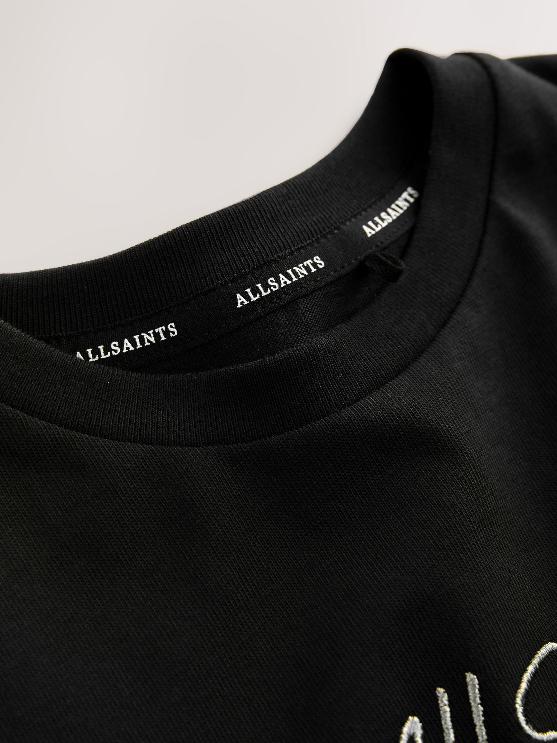 smALLSAINTS Black Logo Chevron T-Shirt Dress image 7