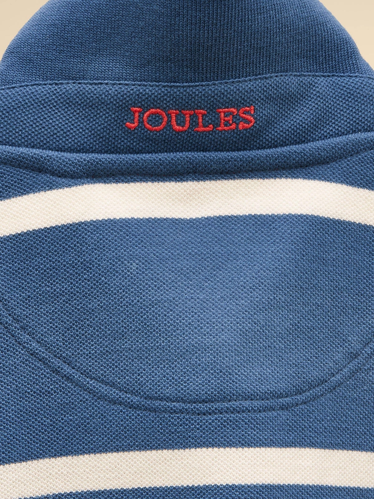 Dsiney Kidz - Joules Boys' Woody Ink Blue & White Striped Cotton Polo Shirt image 4