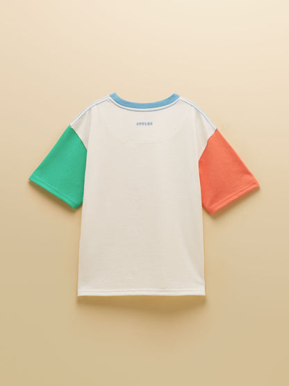 Joules Boys' Let's Go Colourblock T-Shirt image 2