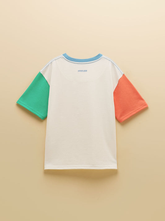 Joules Boys' Let's Go Colourblock T-Shirt image 2