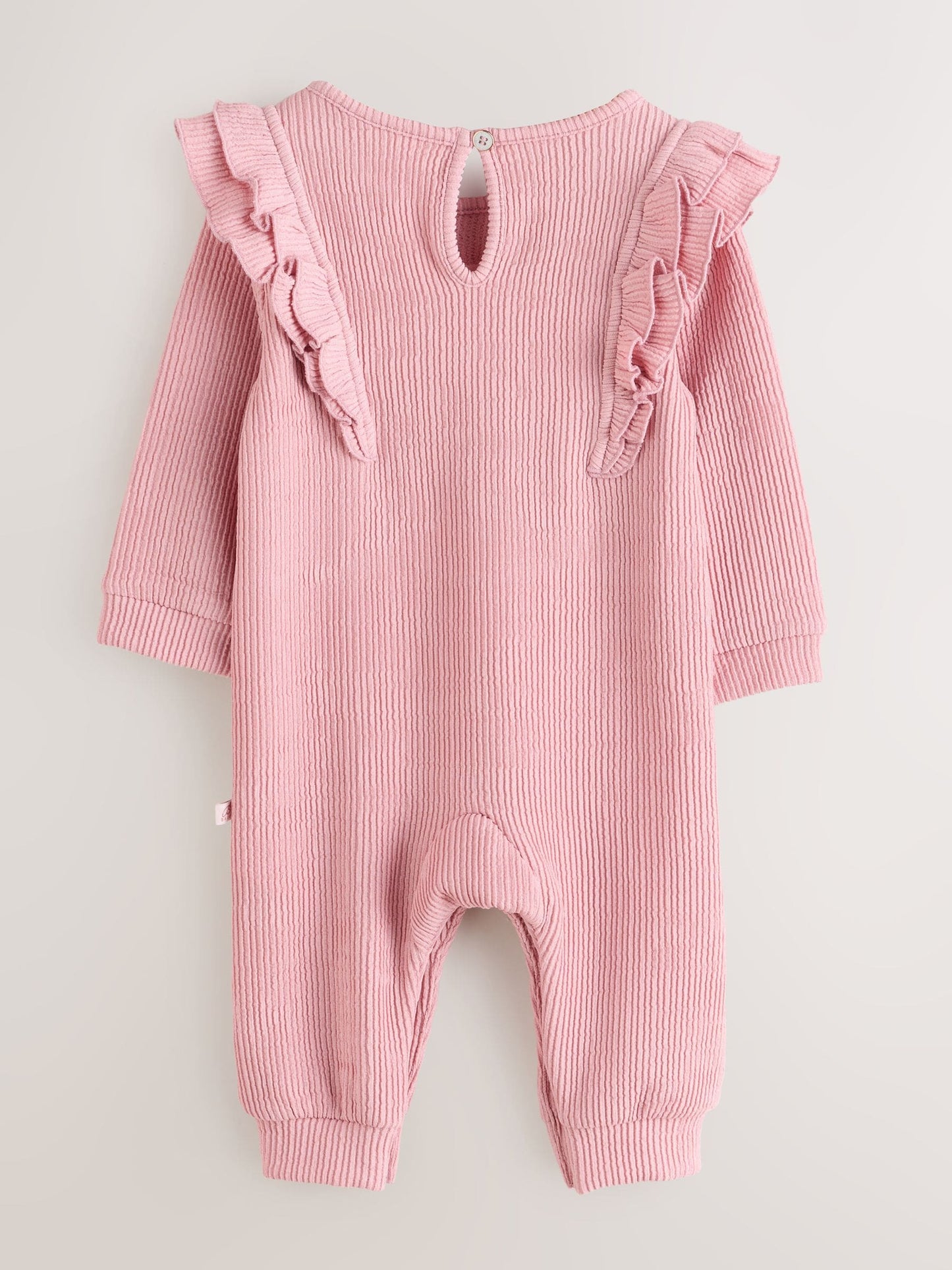 Baker by Ted Baker Textured Bow Long Sleeve Romper image 2
