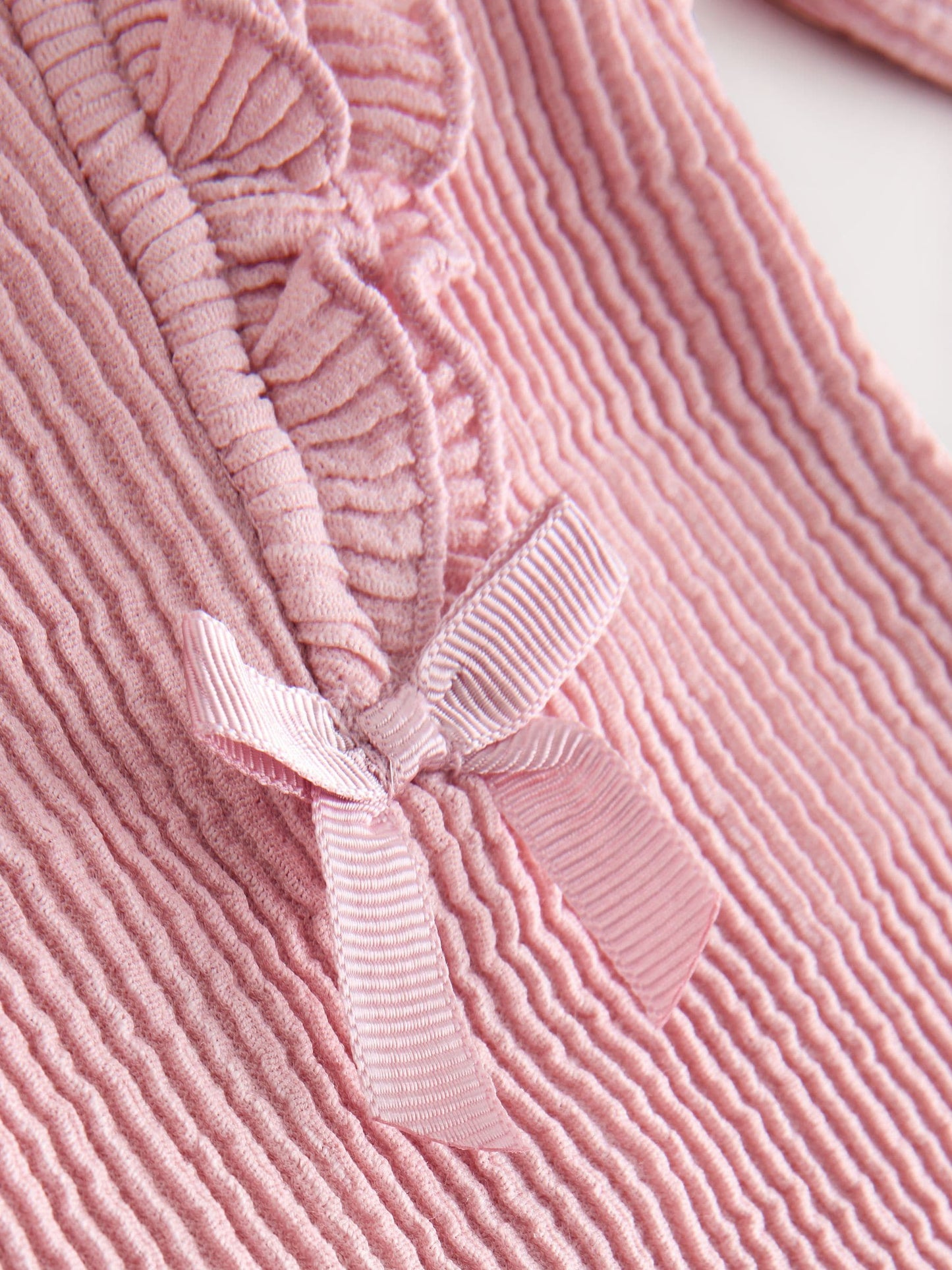 Baker by Ted Baker Textured Bow Long Sleeve Romper image 4
