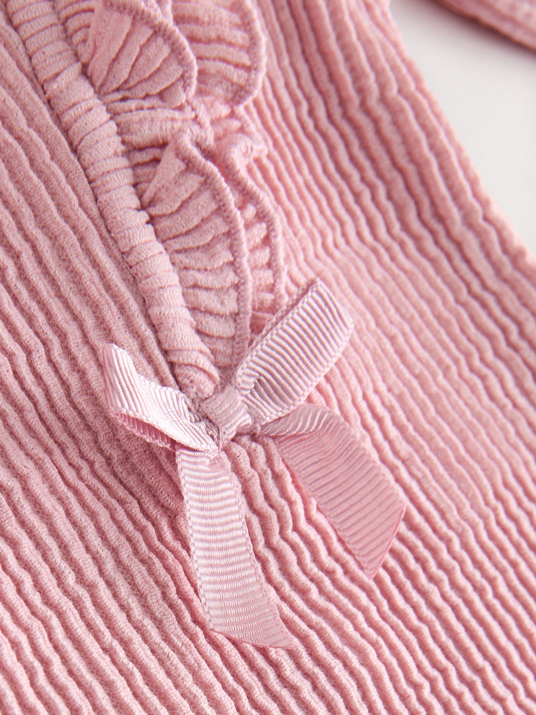 Baker by Ted Baker Textured Bow Long Sleeve Romper image 4