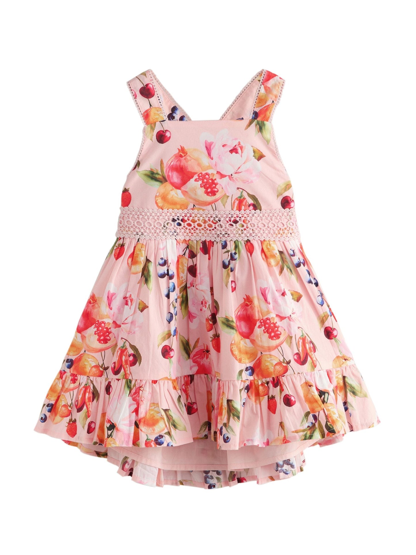 Baker by Ted Baker Fruit Print Cross-Back Tiered Multi Dress image 1
