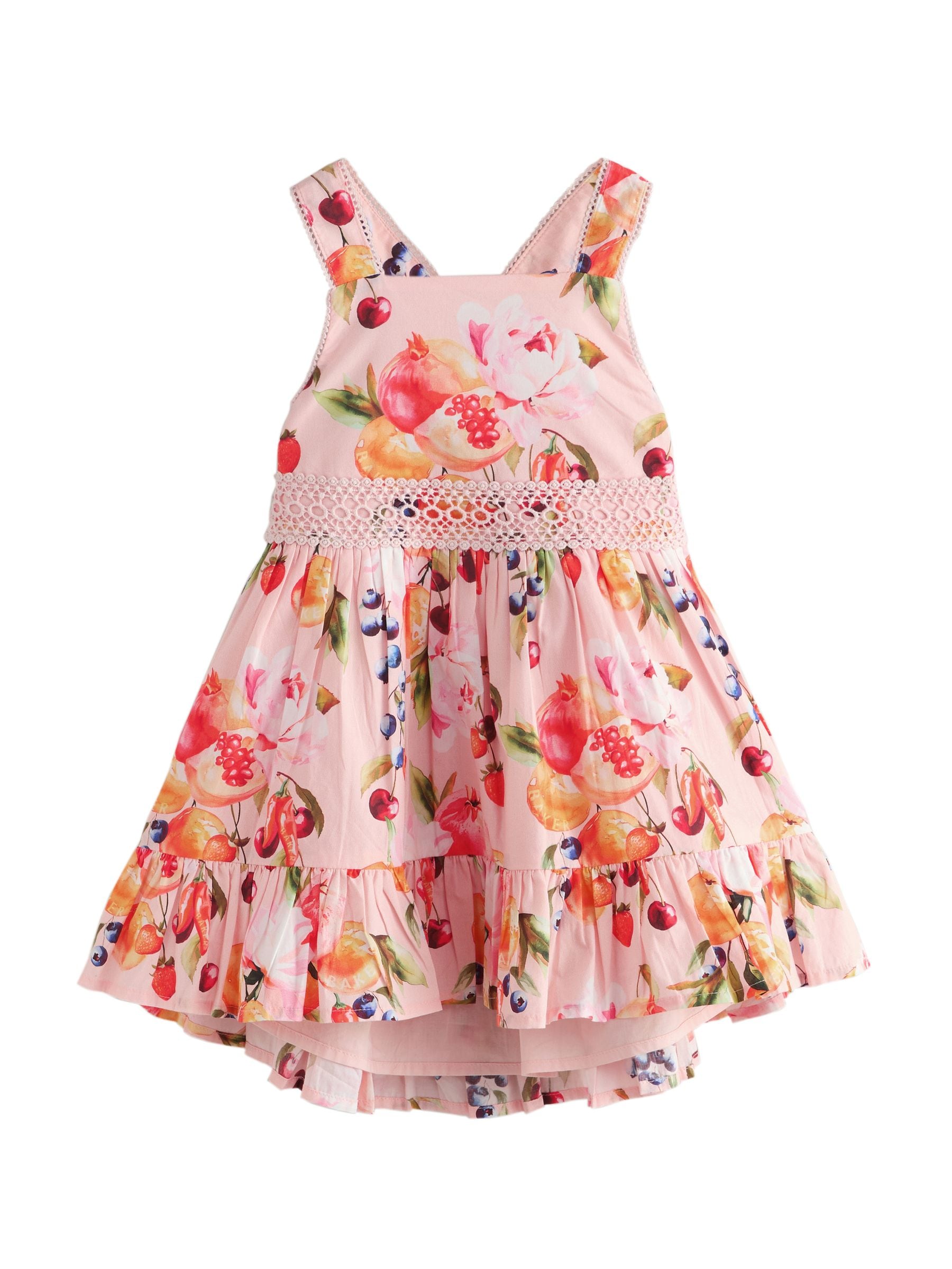 Baker by Ted Baker Fruit Print Cross-Back Tiered Multi Dress image 1