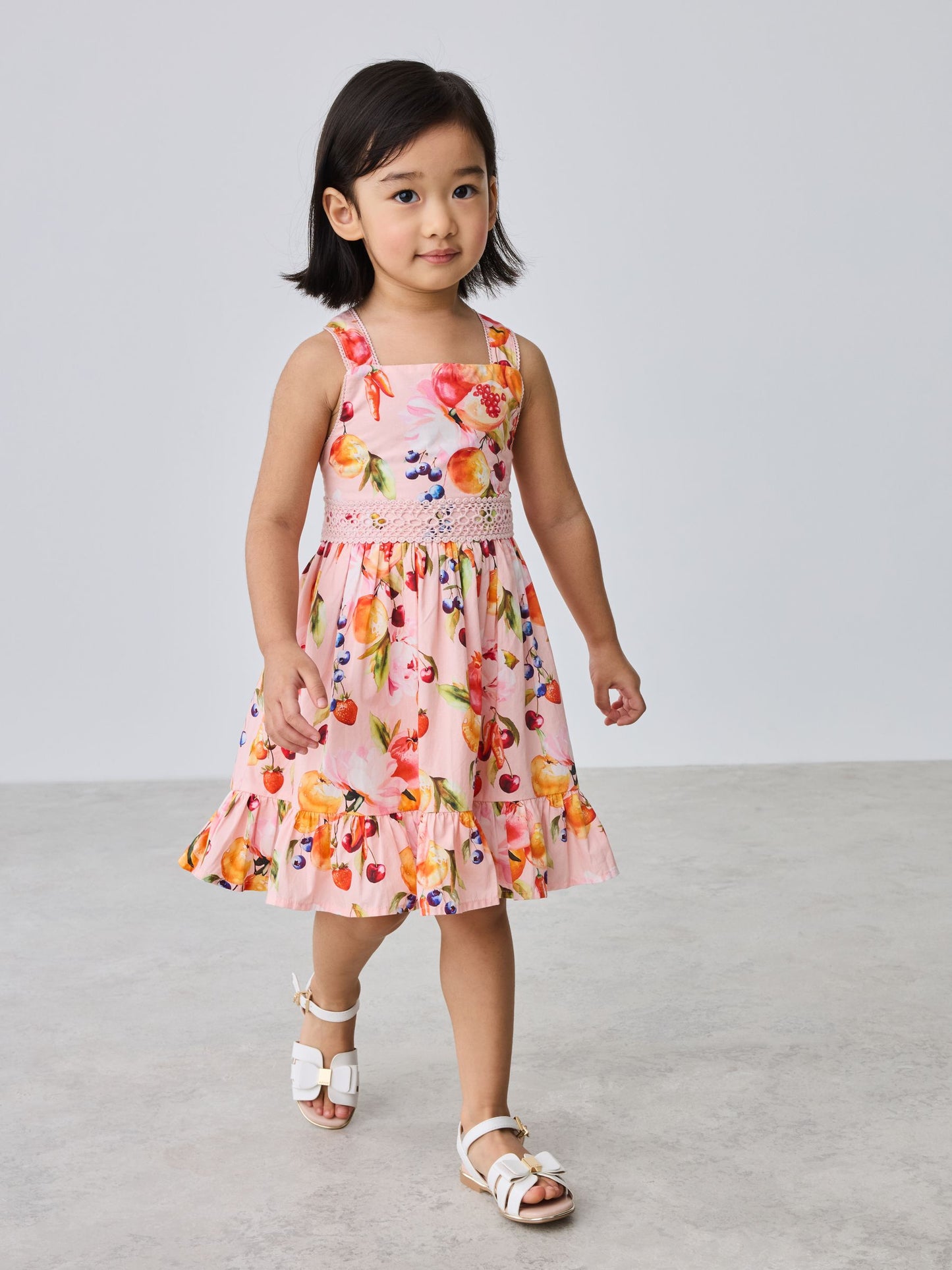 Baker by Ted Baker Fruit Print Cross-Back Tiered Multi Dress image 2