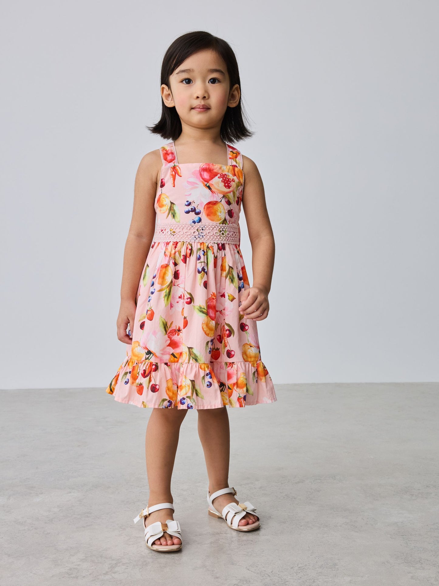 Baker by Ted Baker Fruit Print Cross-Back Tiered Multi Dress image 4