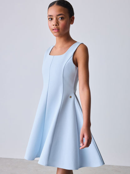 Baker by Ted Baker Fit & Flare Skater Blue Dress image 1