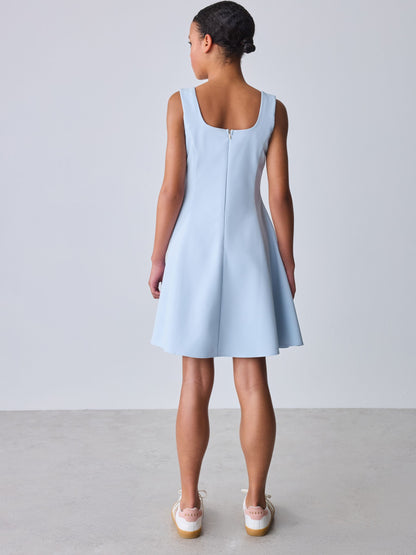 Baker by Ted Baker Fit & Flare Skater Blue Dress image 3