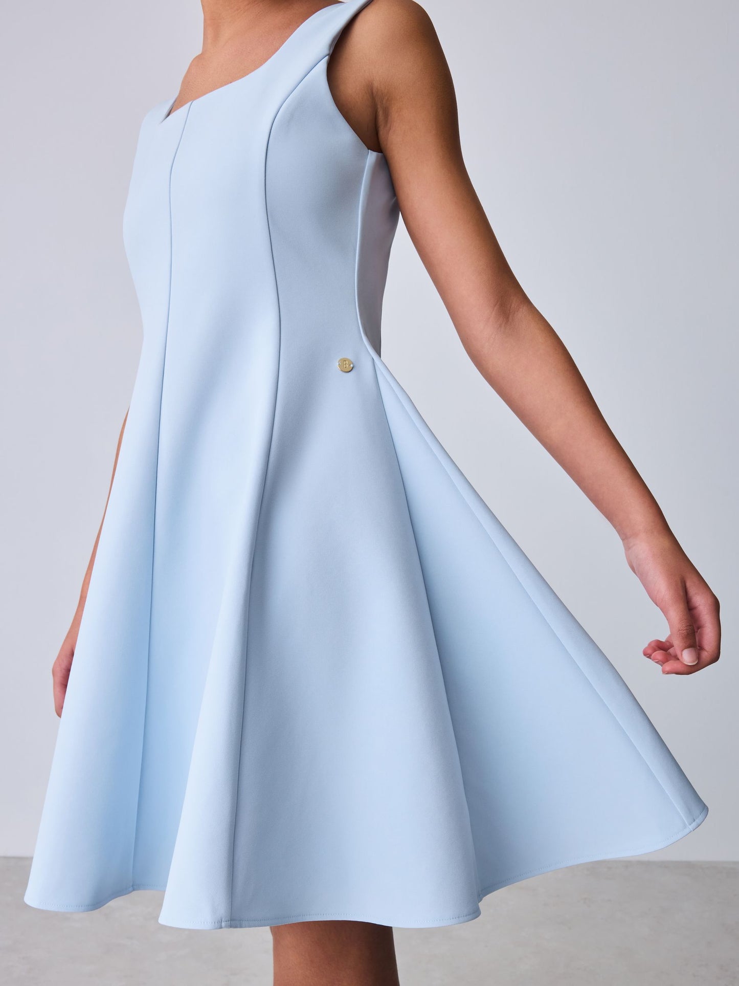 Baker by Ted Baker Fit & Flare Skater Blue Dress image 5