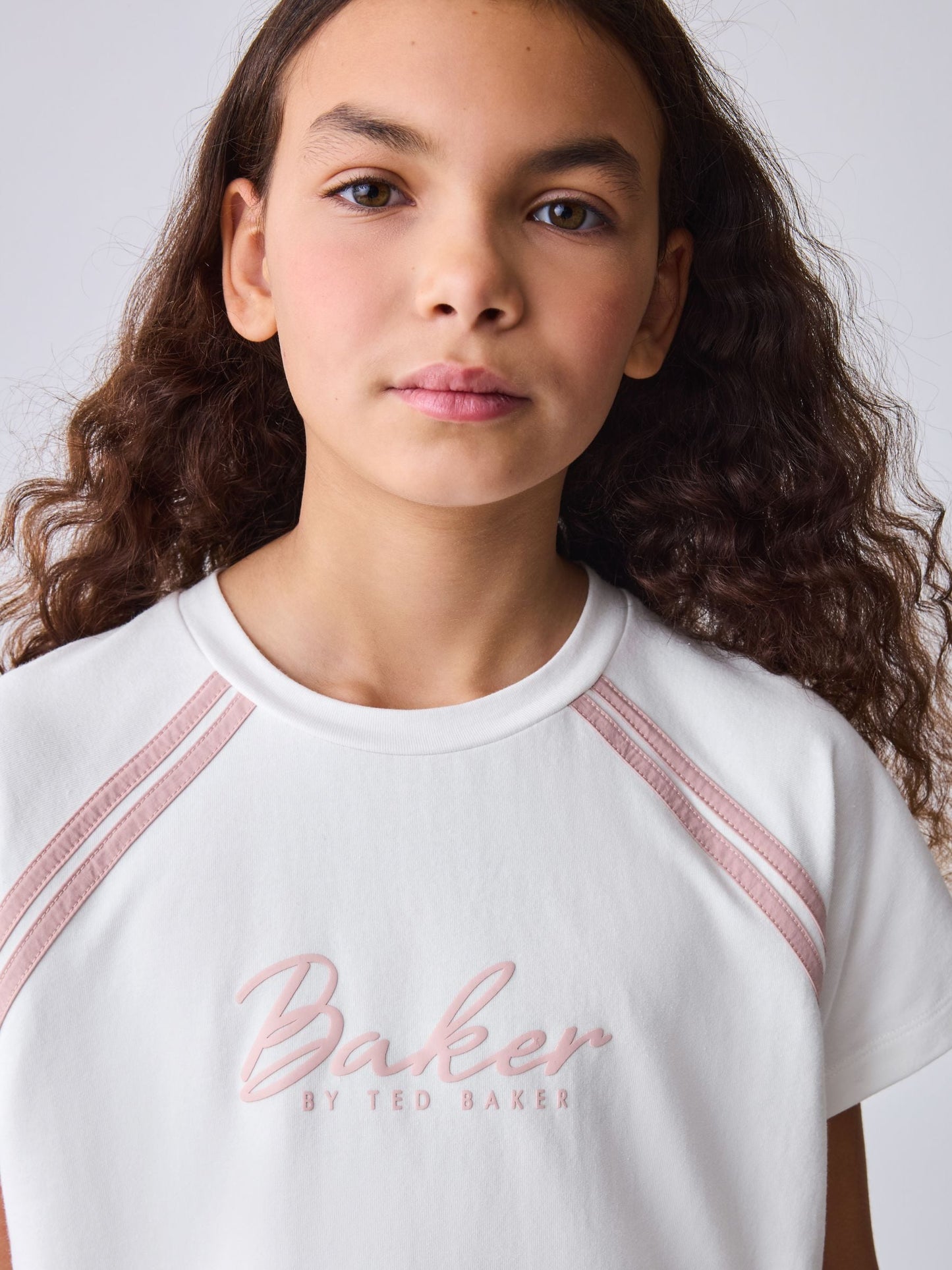 Baker by Ted Baker Pink/White Sports T-Shirt & Skort Set 2 Piece image 2