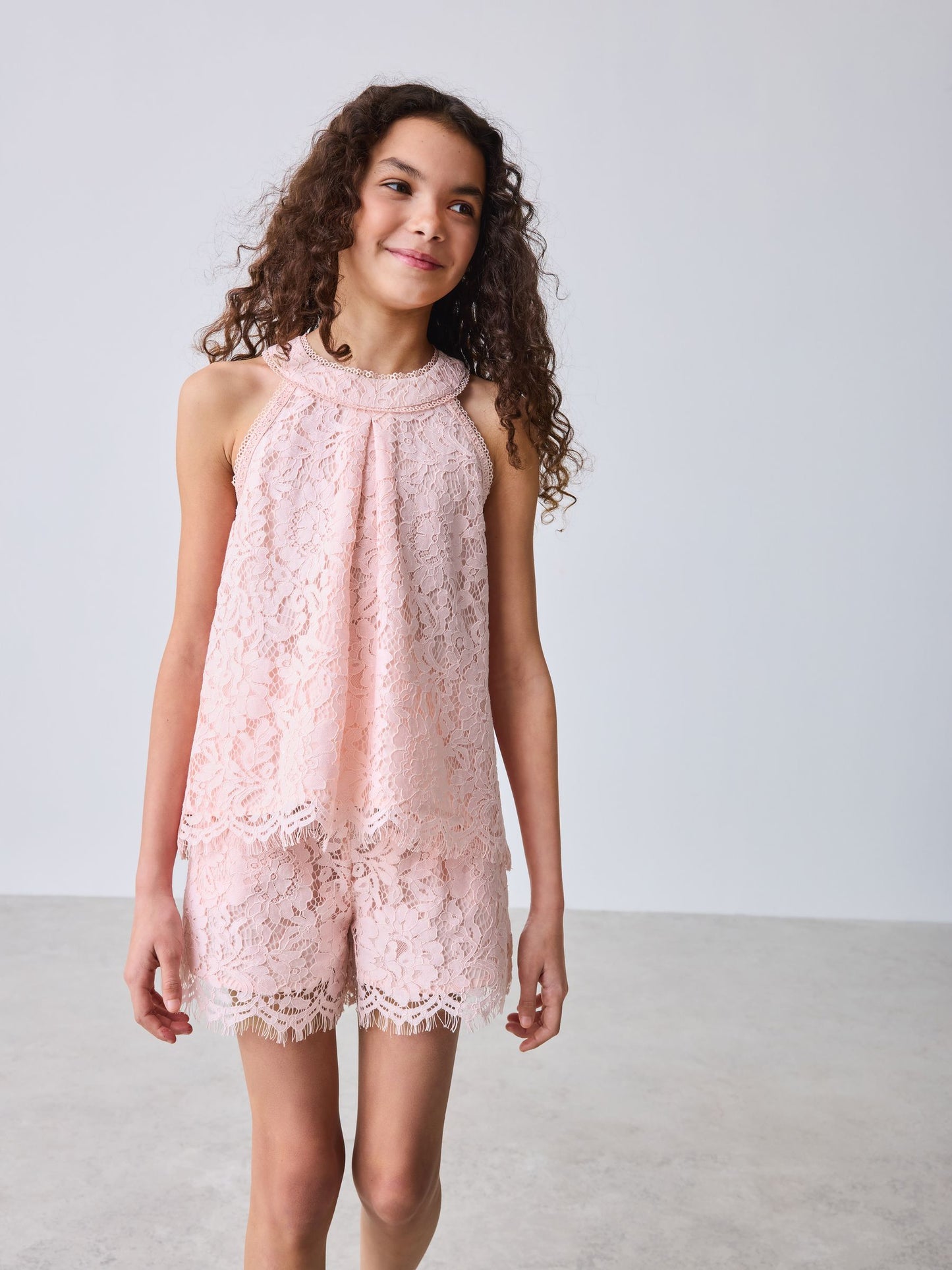 Baker by Ted Baker 2 Piece Lace Halter Top & Shorts Set image 7