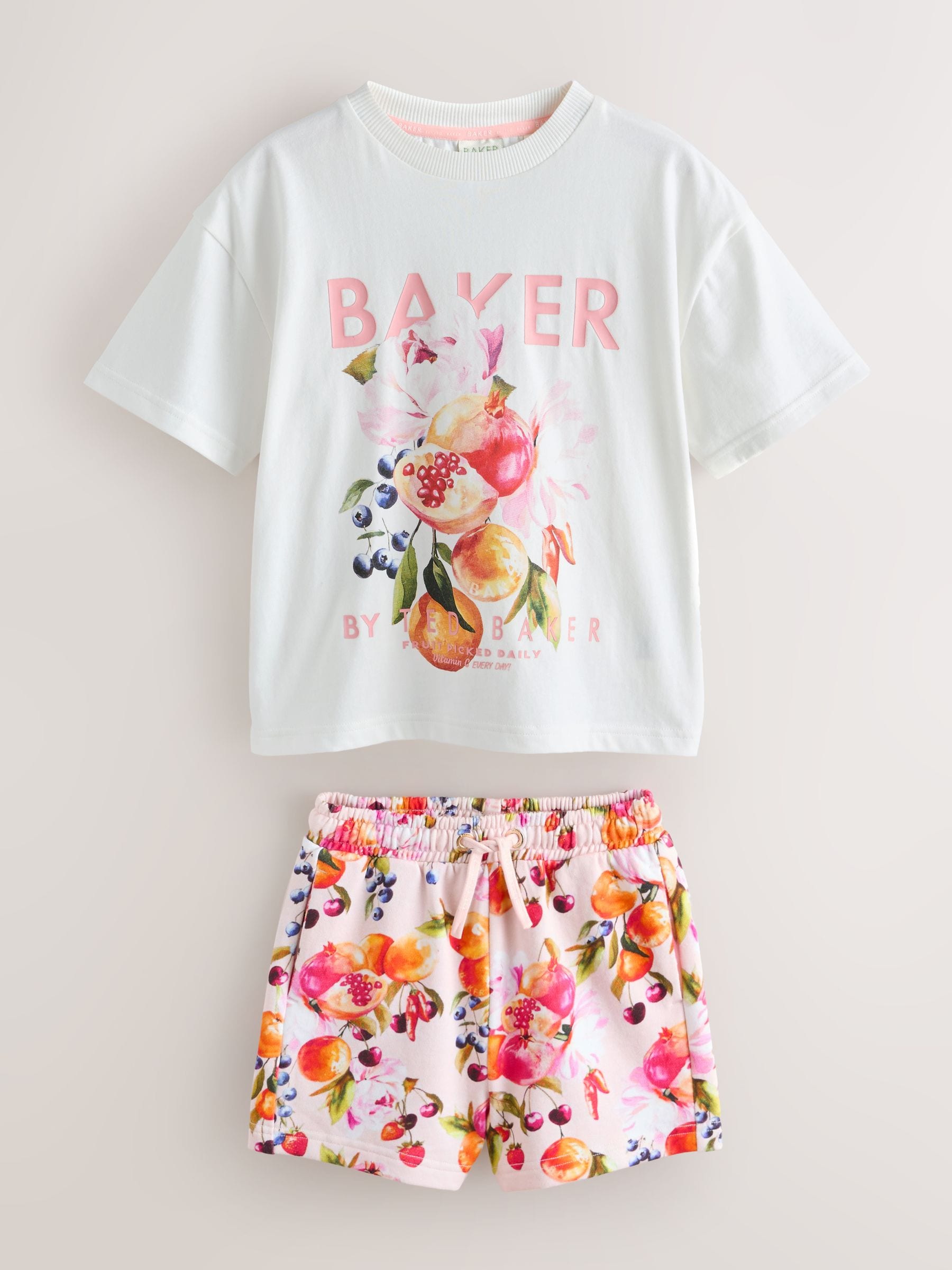 Baker by Ted Baker 2 Piece Oversized Graphic T-Shirt & Printed Shorts Set image 6