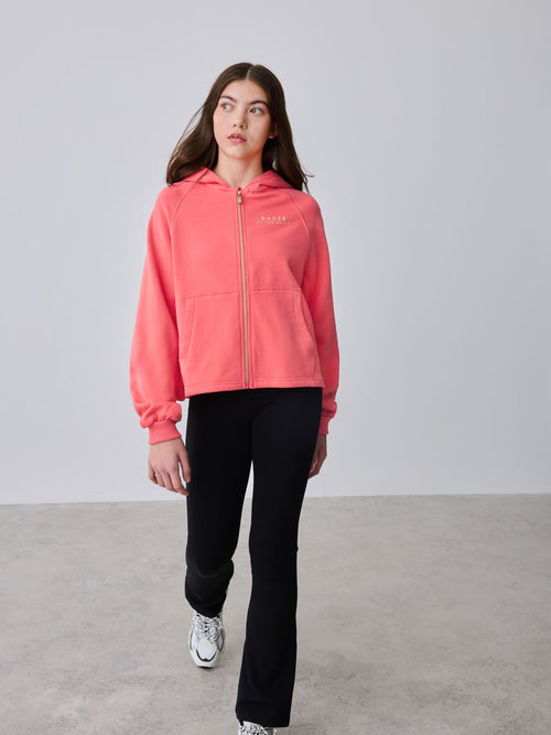 Baker by Ted Baker Oversized Zip-Through Hoodie image 1