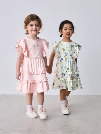 Baker by Ted Baker Printed Ruffle Jersey Dresses 2 Pack image 1