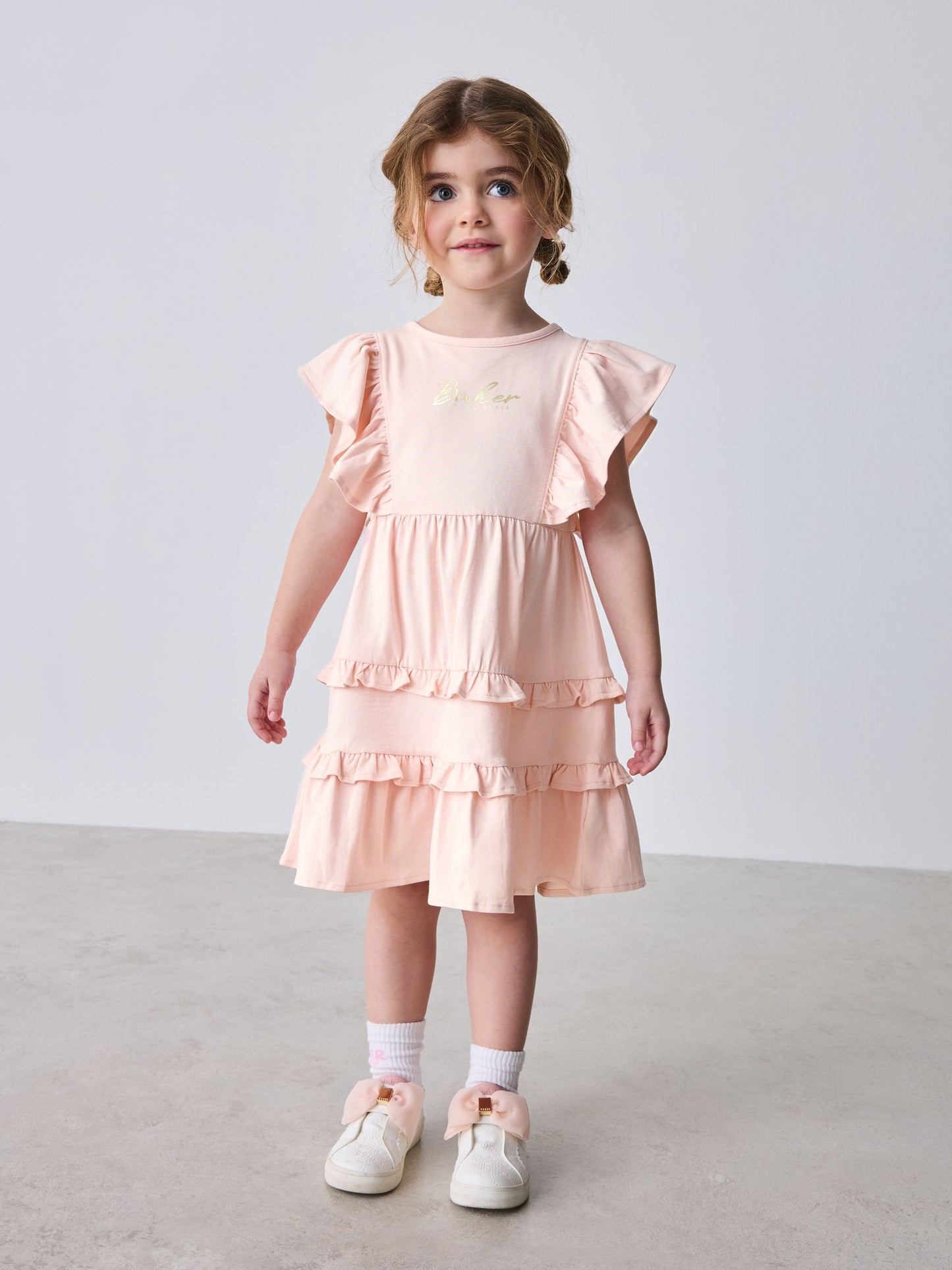 Baker by Ted Baker Printed Ruffle Jersey Dresses 2 Pack image 4