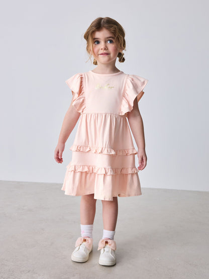 Baker by Ted Baker Printed Ruffle Jersey Dresses 2 Pack image 4