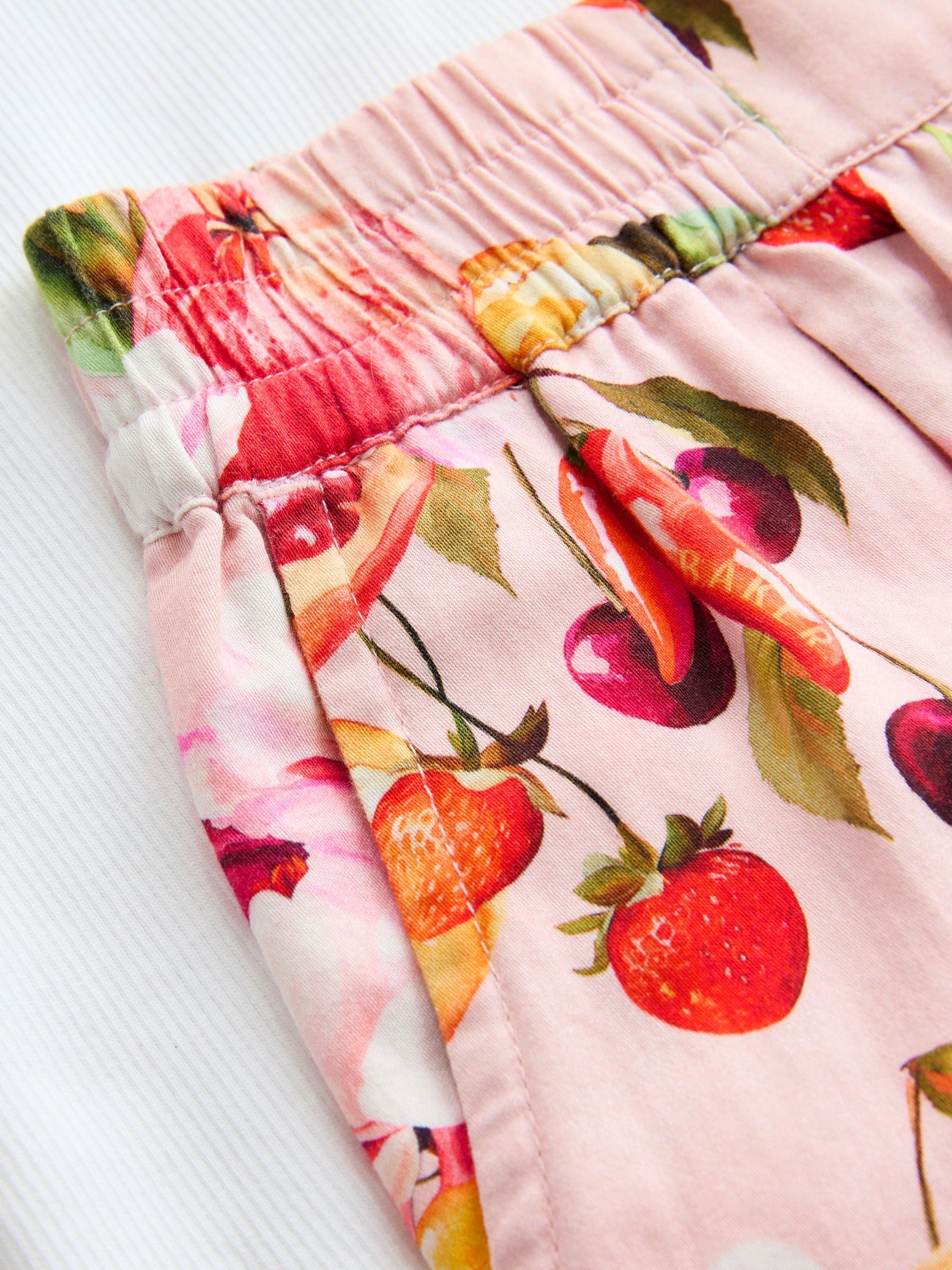 Baker by Ted Baker Multi Ruched Cropped Top & Fruit Short 2 Piece Set image 10
