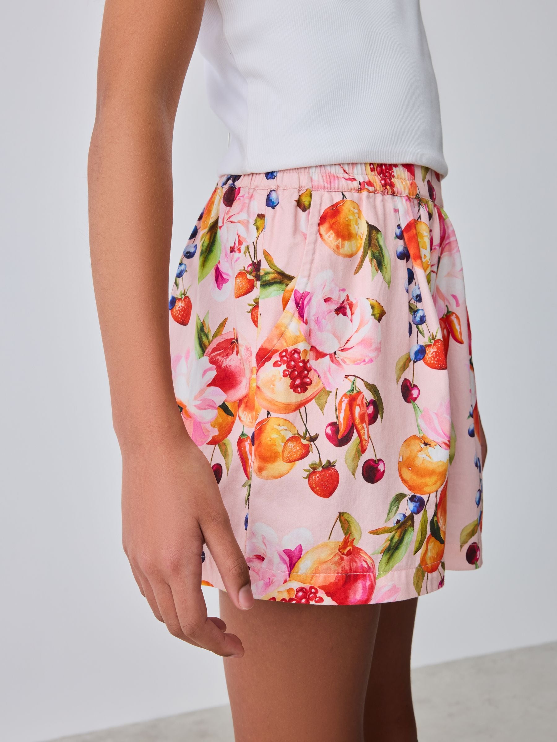 Baker by Ted Baker Multi Ruched Cropped Top & Fruit Short 2 Piece Set image 4