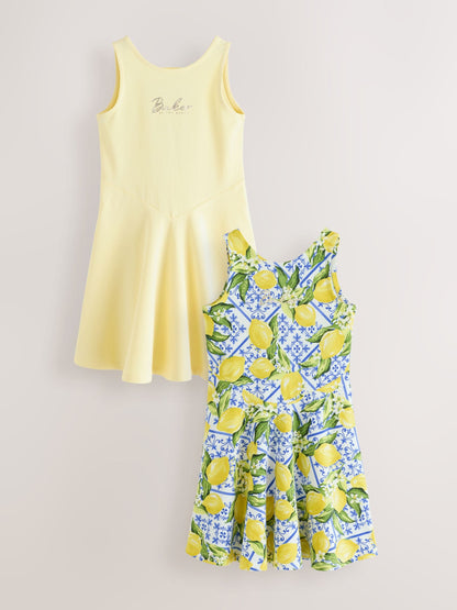 Baker by Ted Baker Polka Dot Printed Jersey Dresses 2 Pack image 4