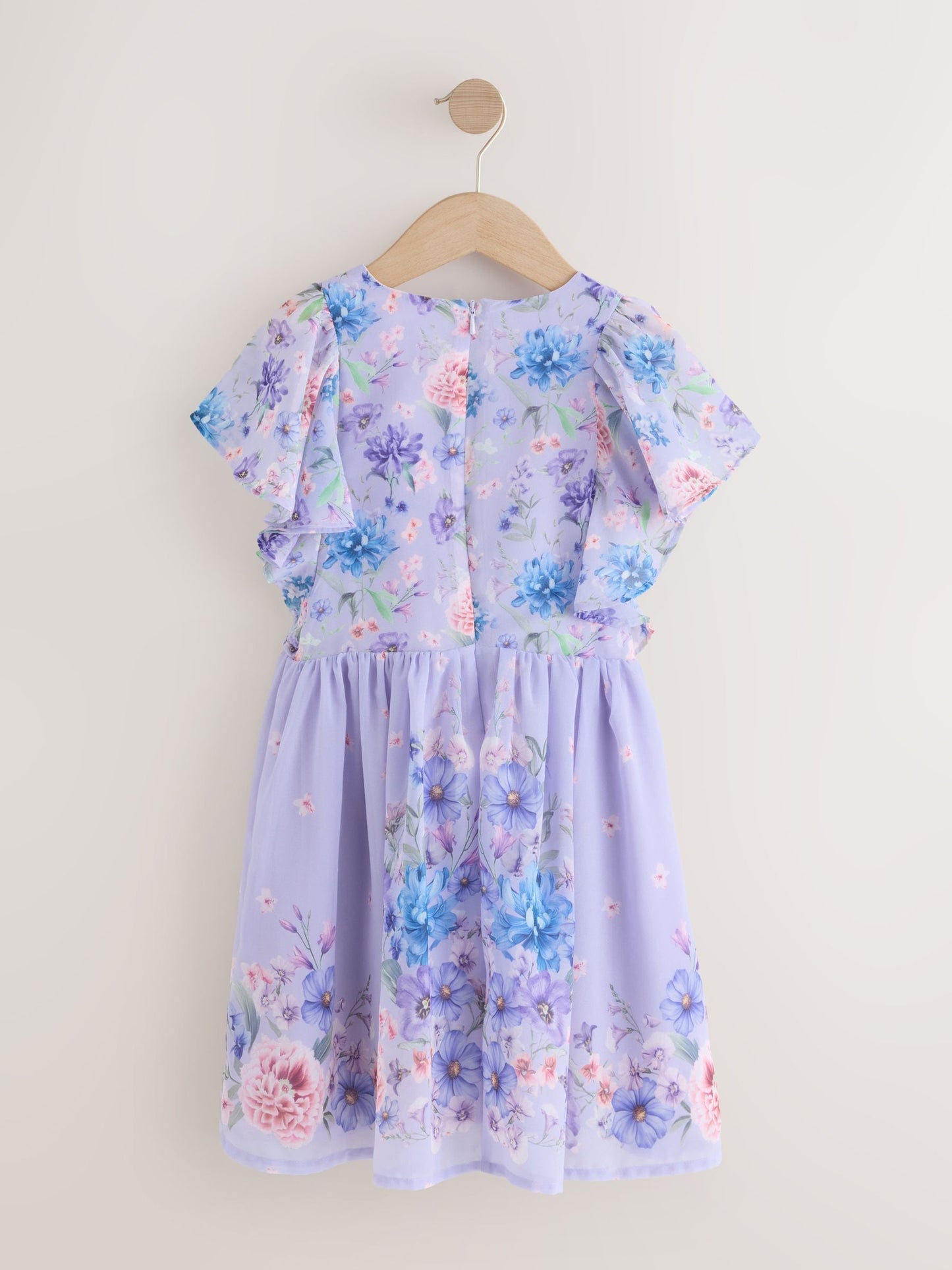 Lilac Purple Embellished Occasion Dress (3-16yrs) image 6