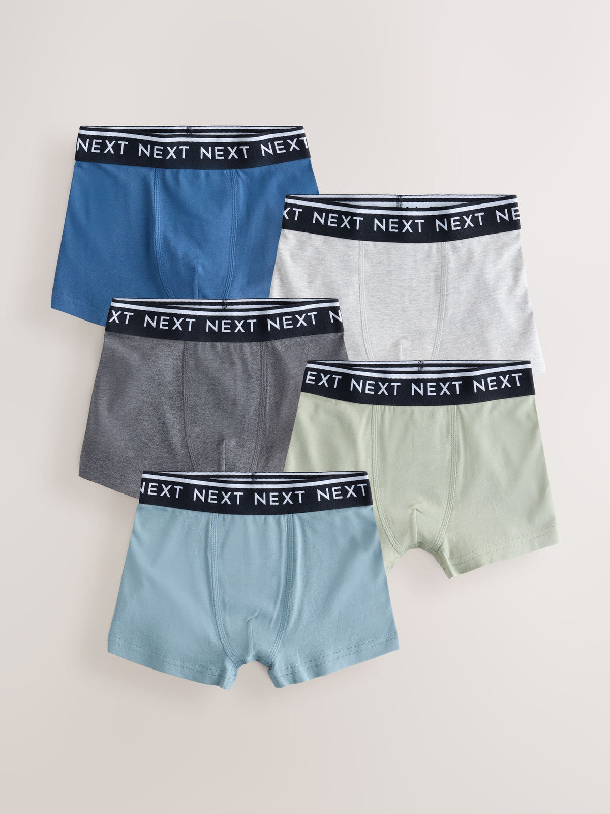 Dsiney Kidz - Blue/Green/Grey Trunks 5 Pack (1.5-16yrs) image 1