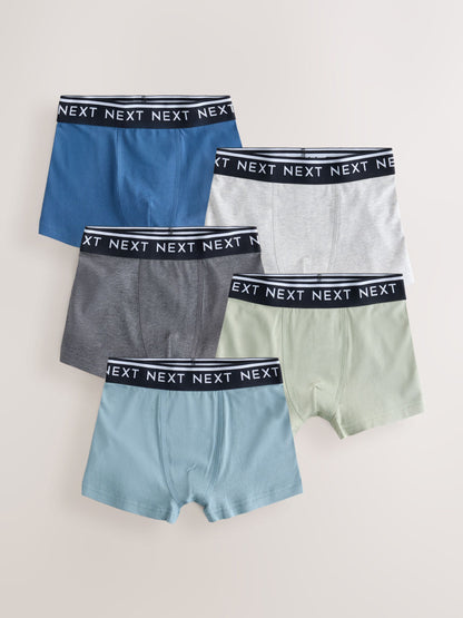 Dsiney Kidz - Blue/Green/Grey Trunks 5 Pack (1.5-16yrs) image 1