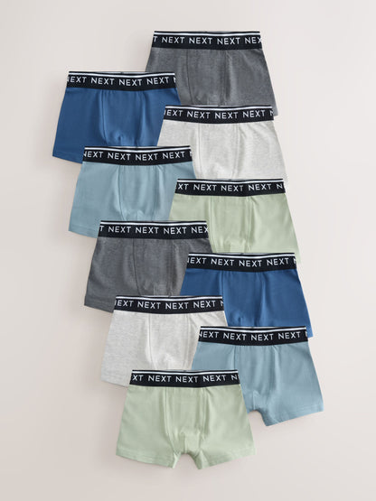 Dsiney Kidz - Blue/Green/Grey Trunks 10 Pack (1.5-16yrs) image 1