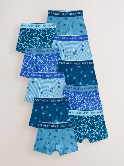 Dsiney Kidz - Blue/White Stars Trunks 10 Pack (1.5-12yrs) image 1