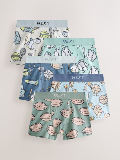 Dsiney Kidz - Pastel Sports Junior Character Trunks 5 Pack (1.5-16yrs) image 1
