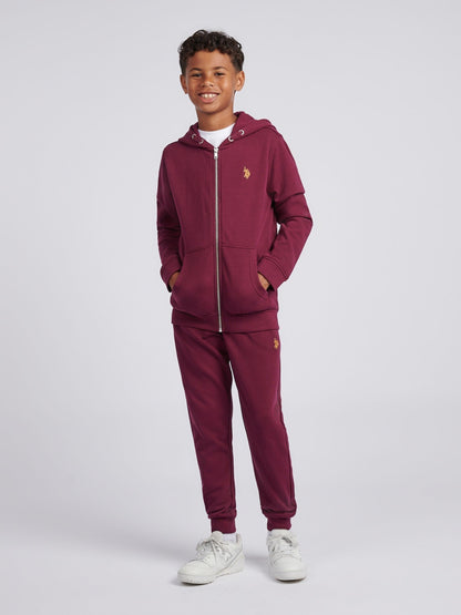Dsiney Kidz - U.S. Polo Assn. Purple Double Horsemen Zip Hoodie image 2
